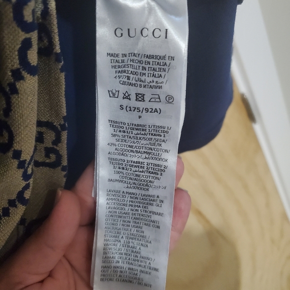 Mens, s, Gucci silk&cotton polo - Picture 5 of 12